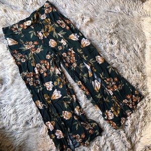 Floral Crop Pants